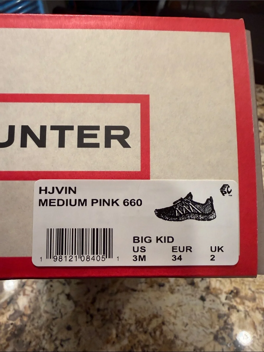 Hunter - Kids Vin Casual Slip-on Water Shoes (Sz. 3; BNIB)